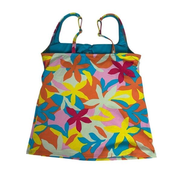 Lands End Women's size 6 Square Neck Underwire Tankini Swimsuit Top - Picture 8 of 8